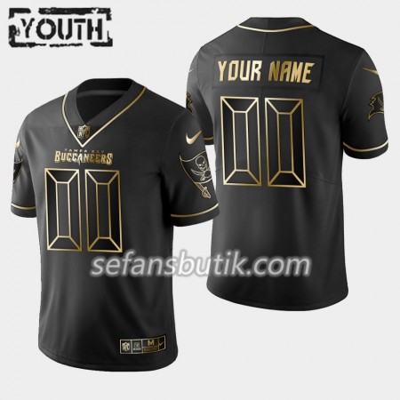 Tampa Bay Buccaneers Tröjor Custom Nike Svart Golden Edition - Barn Tampa Bay Buccaneers Tröjor Custom Nike Svart Golden Edition - Barn